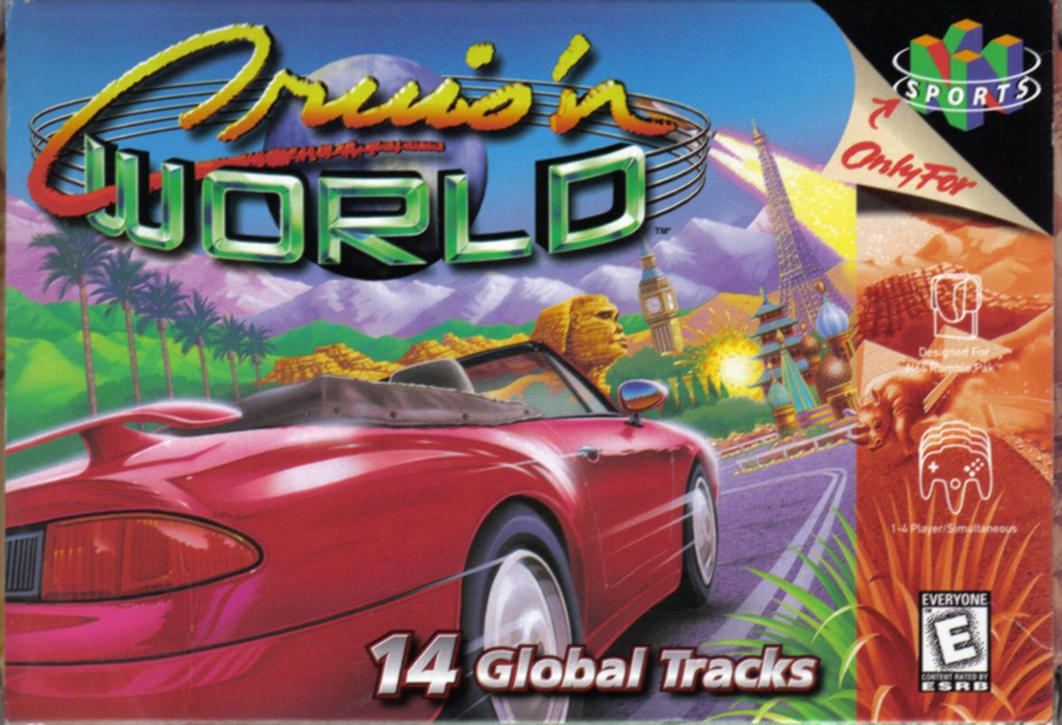 Cruis'n World box art for Nintendo 64